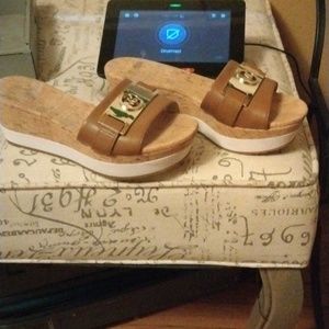 Michael Kors Corkscrew Wedge Sandals